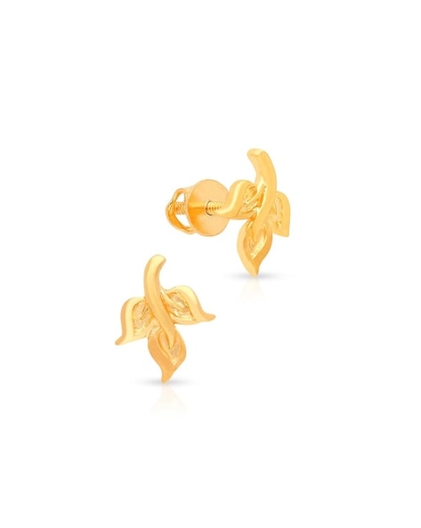 Gold stud earrings in on sale grt