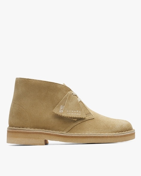 Buy Maple Suede Beige Boots for Women by CLARKS Online
