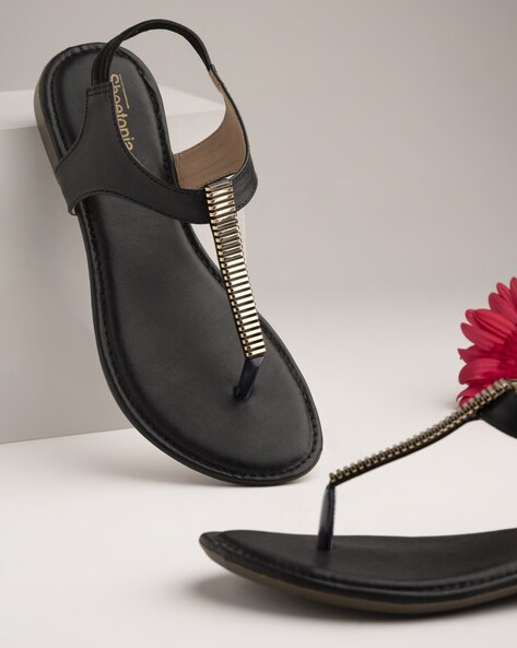 Cecilia Sandal in Black – Emme Parsons