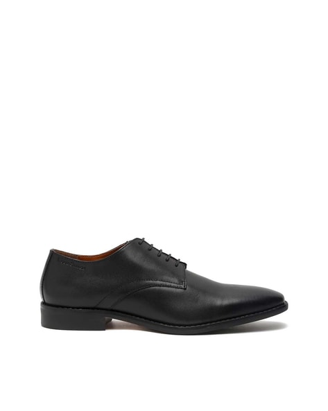 Buy Jet Black Formal Shoes for Men by LOUIS STITCH Online