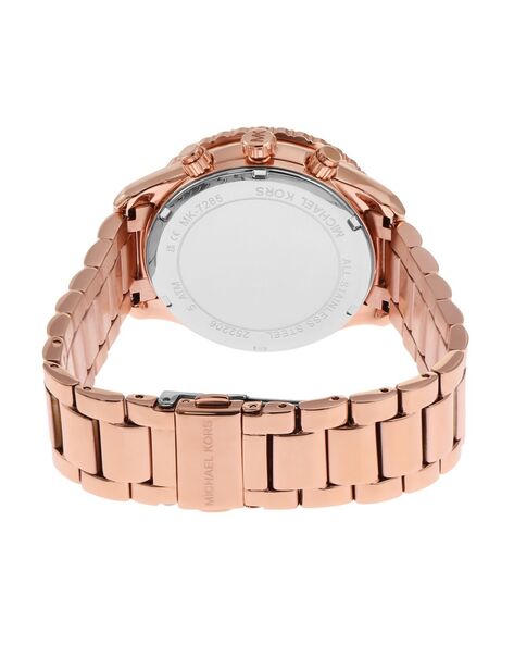 Buy Michael Kors Layton Analogue Watch- MK7285 | Rose Gold Color