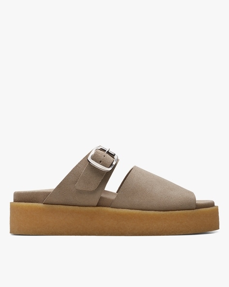 Clarks discount nude sandals