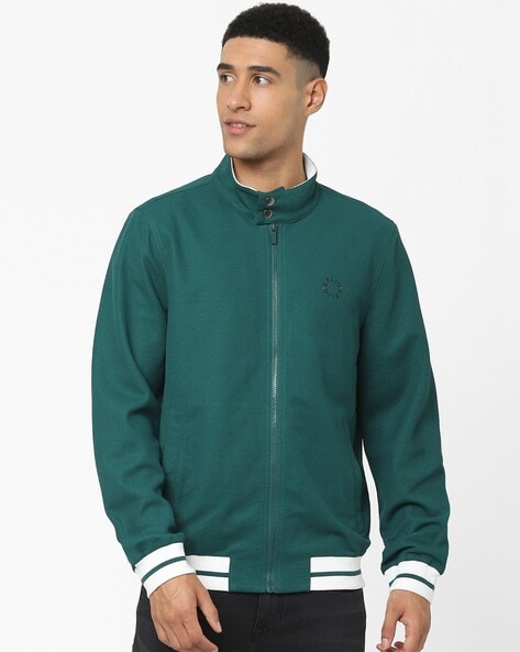 Celio Striped Varsity Jacket (XS) by Myntra