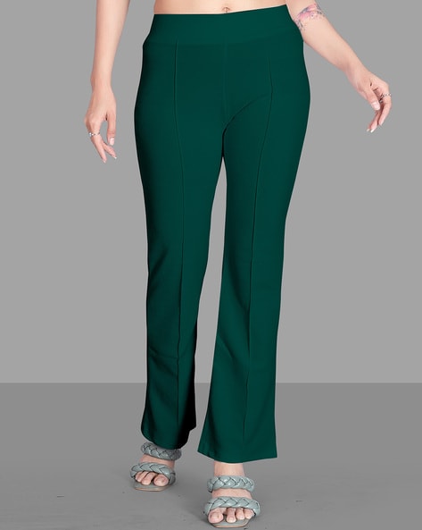 Buy Green Trousers & Pants for Women by Jinax Online