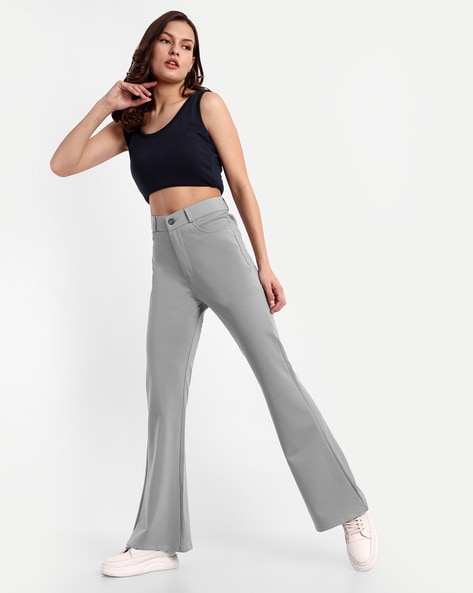 Cozy Heather Grey Pants - Flare Pants - Sweatpants - Yoga Pants - $45.00 -  Lulus