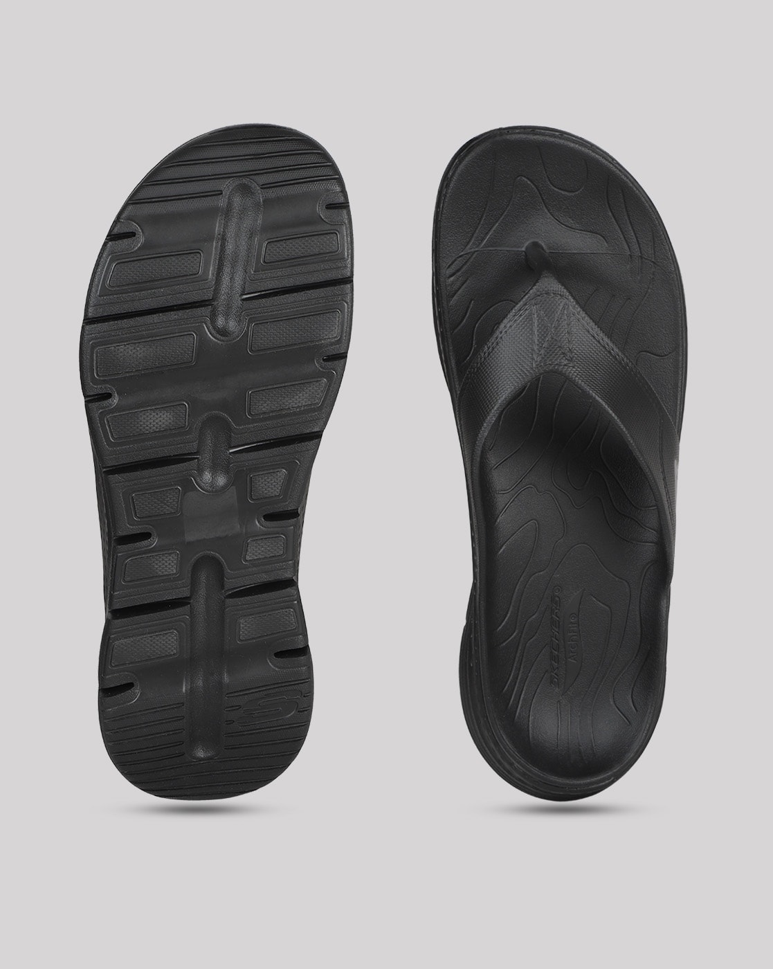 Men Arch Fit Thong Strap Flip Flops