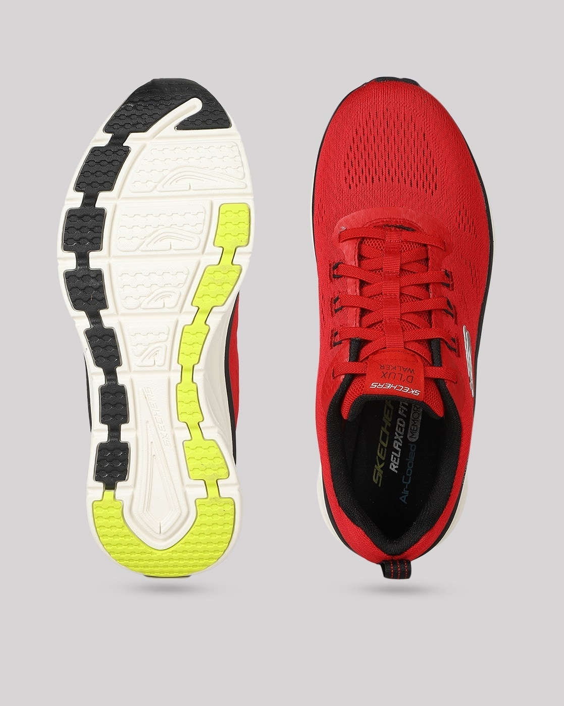 Skechers relaxed fit sale red