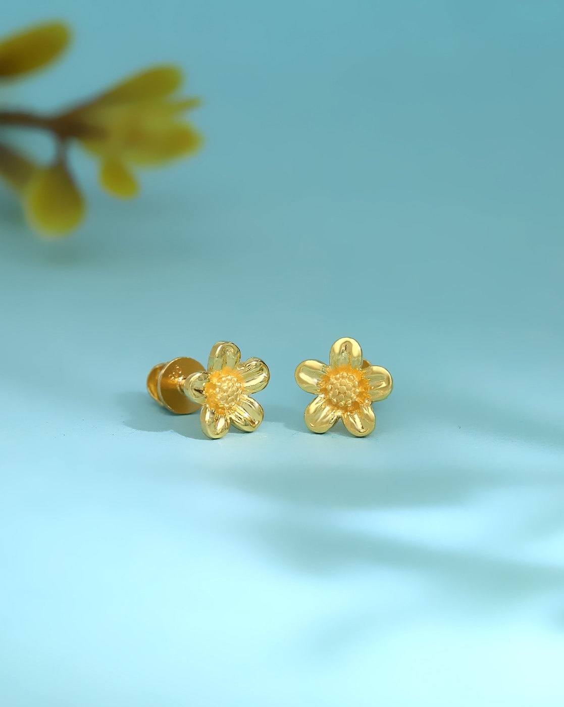 Simple Bar Stud Earrings in Gold | Uncommon James