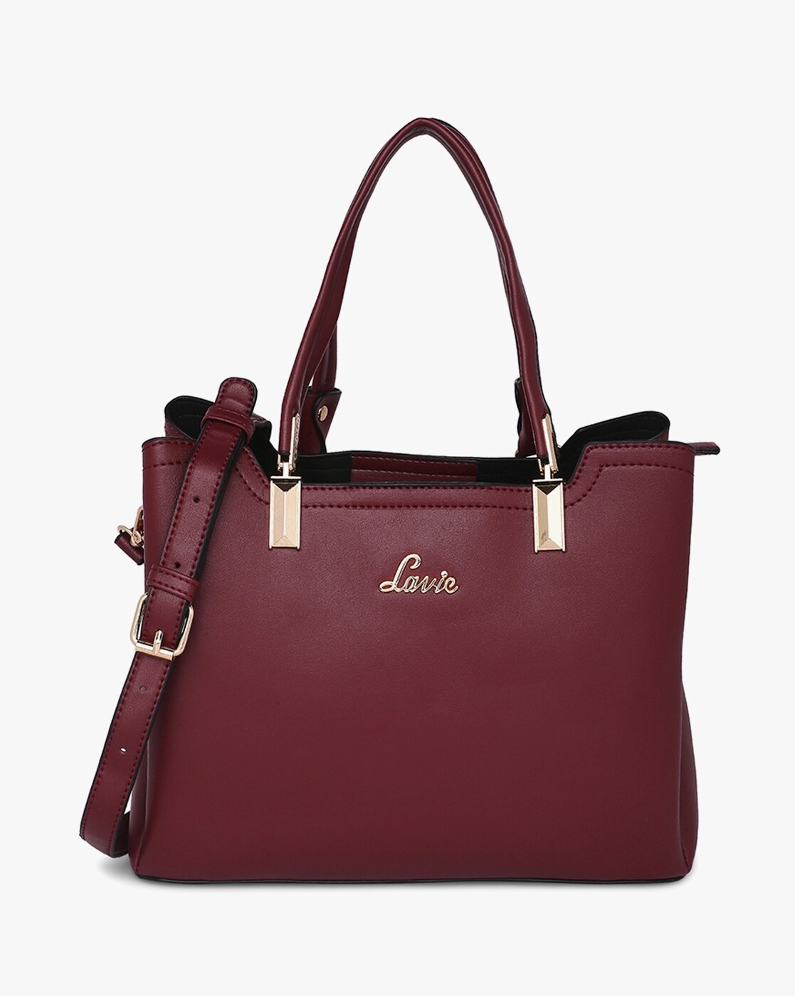 Buy LAVIE Women Black Handbag BLACK Online @ Best Price in India | Flipkart .com