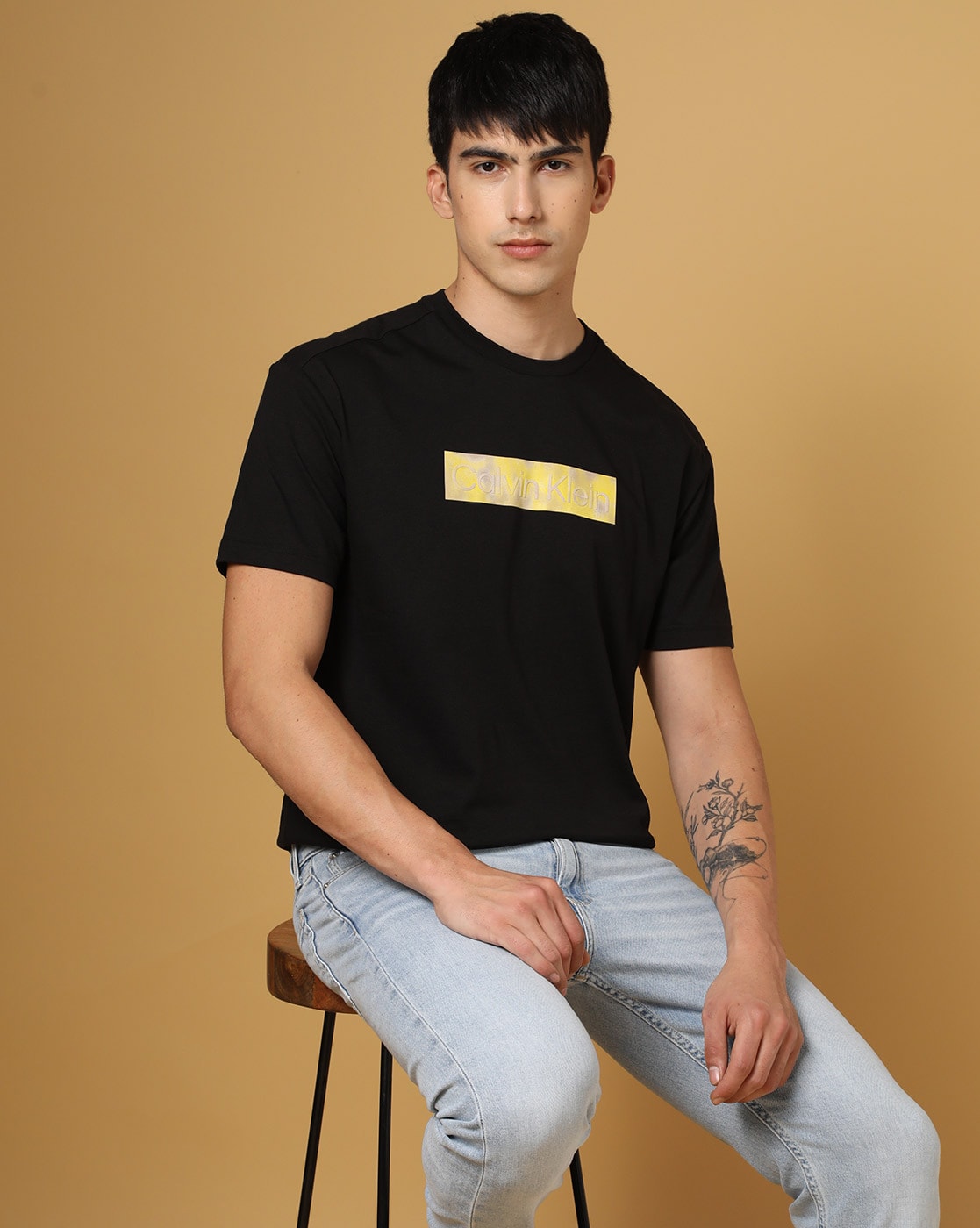 Buy Black Tshirts for Men by Calvin Klein Jeans Online