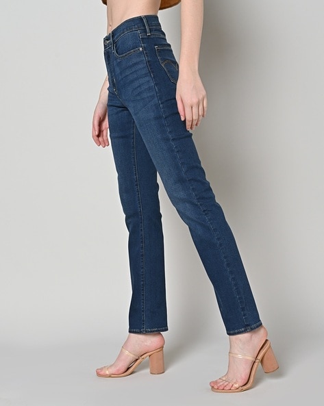 Levi's 724 High Rise Straight Crop Jeans (Women), Women's Fashion, Bottoms,  Jeans & Leggings on Carousell