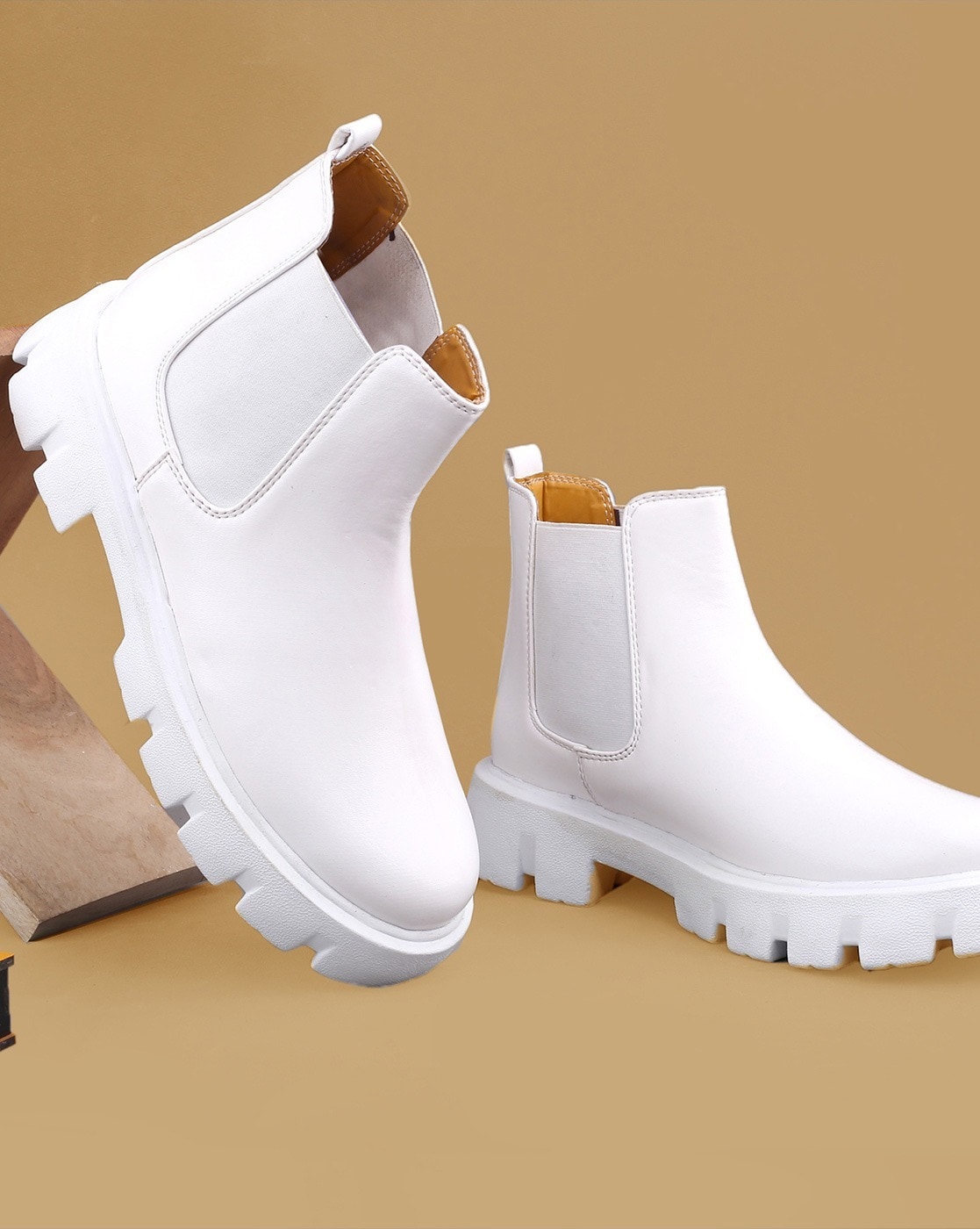 Womens white store chelsea boots