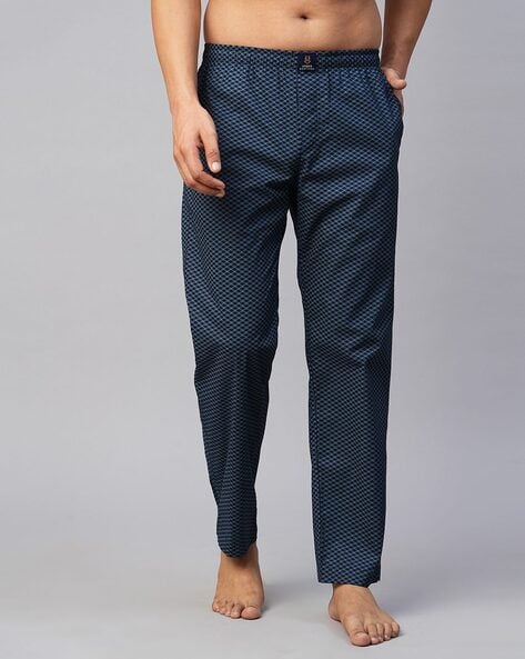 Mens striped pyjama online bottoms