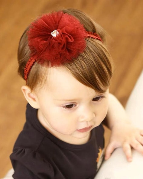 Maroon baby hot sale headband