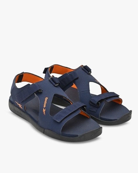 Buy Navy Blue Sandals for Men by Reebok | Ajio.com