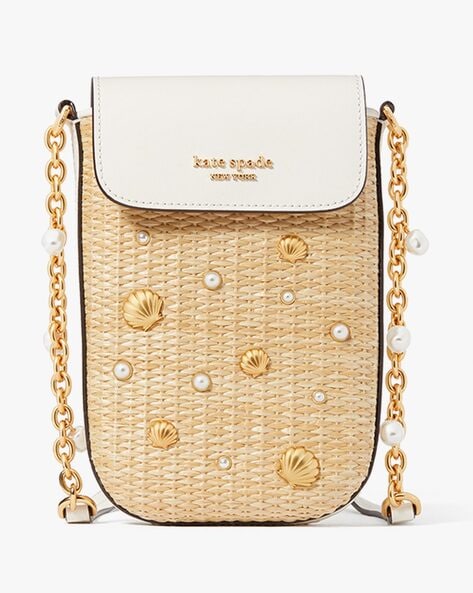 Kate spade best sale straw crossbody bag