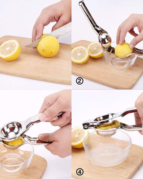 Stainless Steel Lemon Citrus Squeezer / Bottle Opener