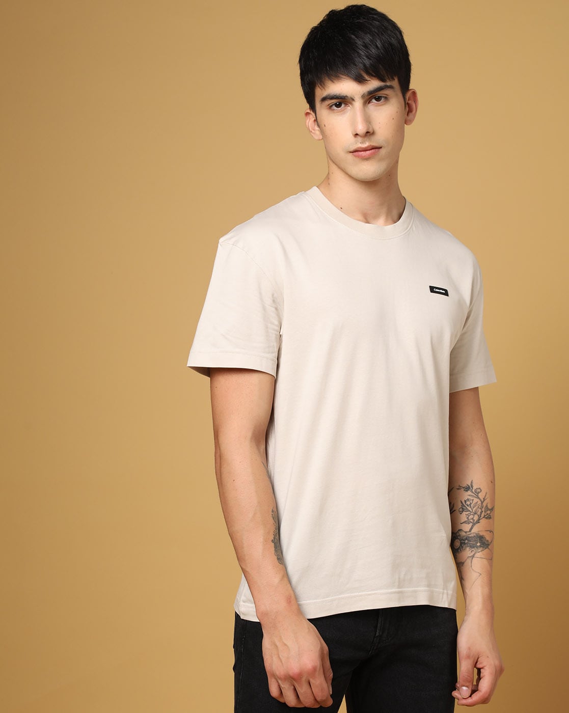 Buy Beige Tshirts for Men Calvin Online Klein by Jeans