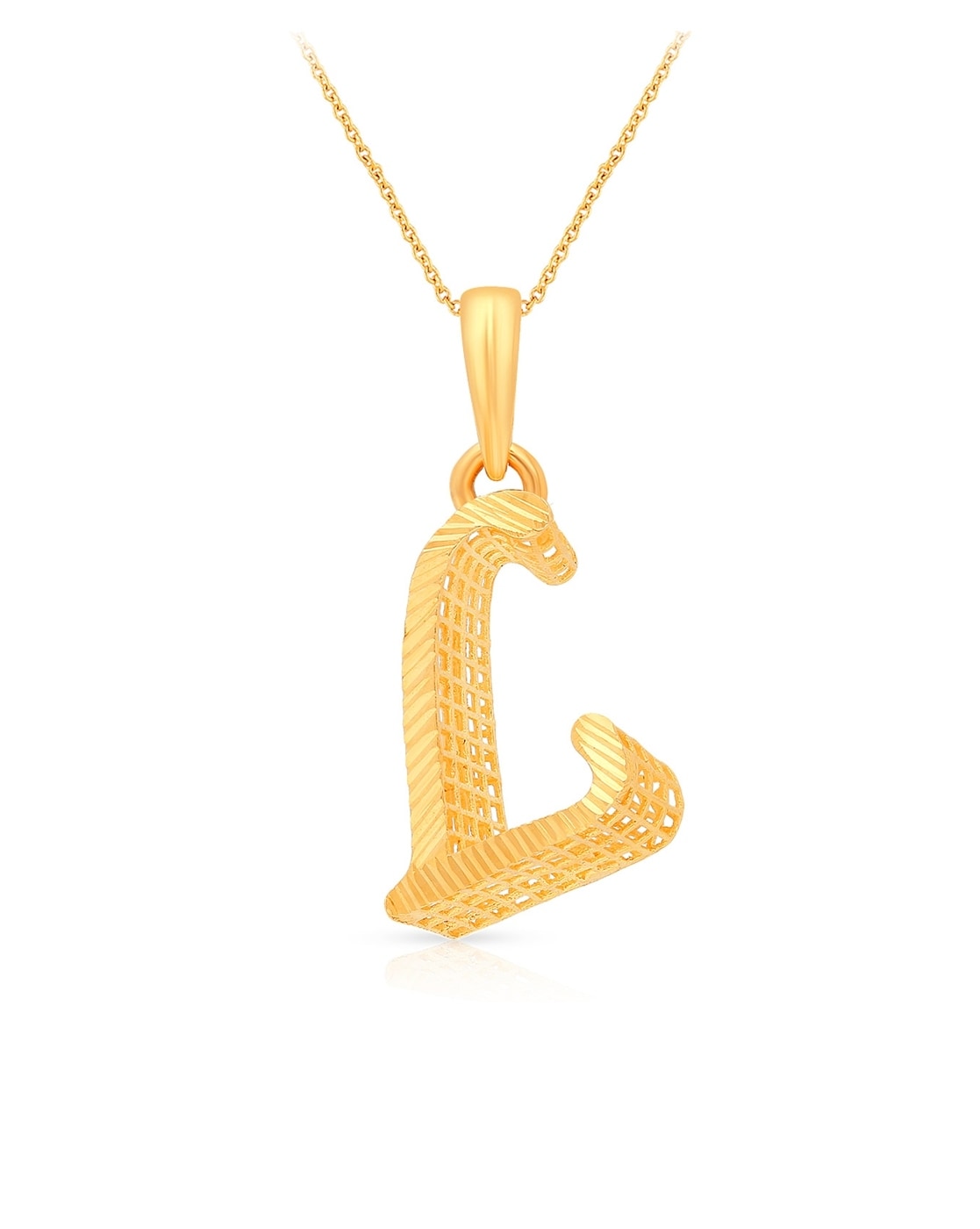 Malabar gold online alphabet pendant