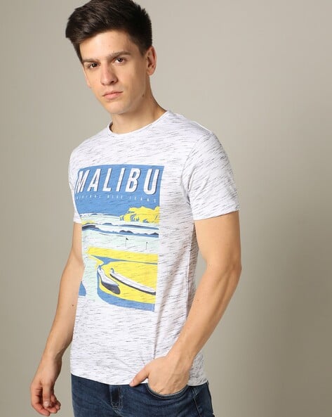 Produkt By Jack & Jones Graphic Print Round-Neck T-shirt