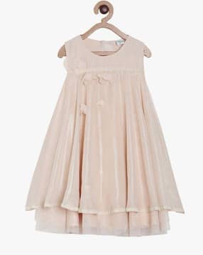 A-Line Dress with Applique-image-1