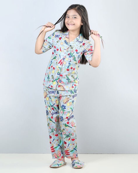 Graphic Print Nightwear Set