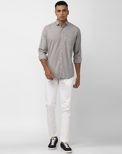 SHIRT THEORY Brown Check Cotton Full Sleeves Casual Shirt for Men II  Premium Cotton Shirt II Stylish Shirt for Men II Exclusive Latest Men  Casual Shirt II Luxury Shirts | Gents Shirts :