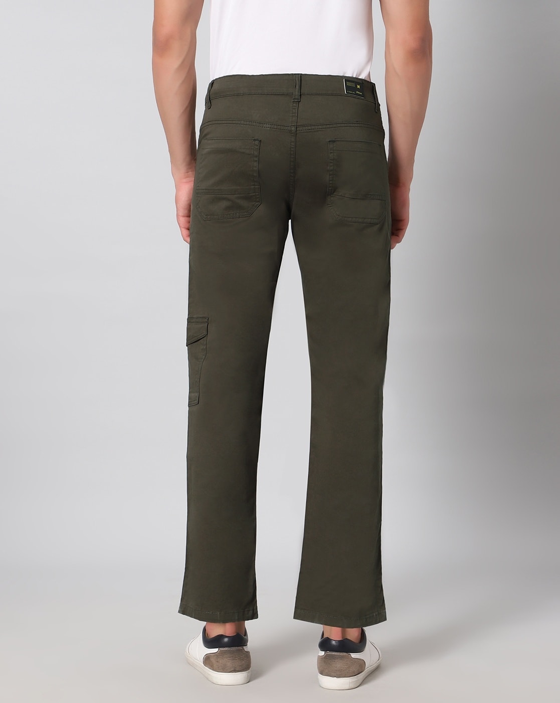 Straight-leg cargo pants with belt camel - CH Carolina Herrera United States