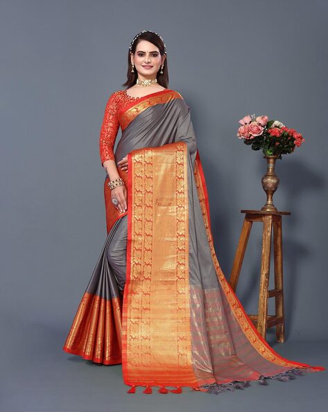 Gadwal Silk Saree Worldwide Ship – Parijat Collections