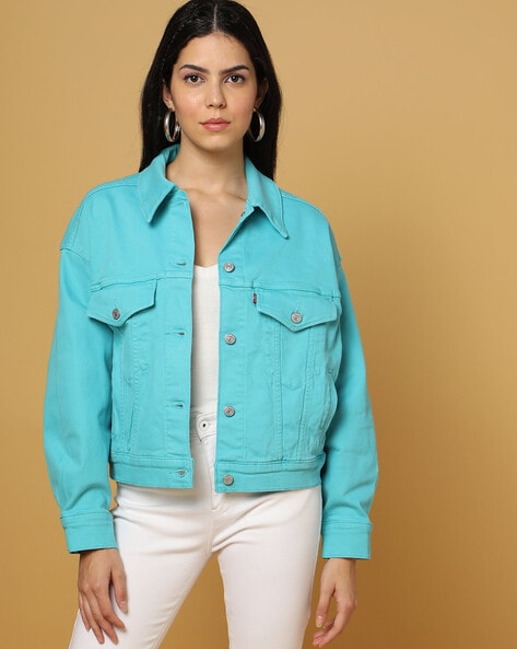 Levi's Women's My Vibe Dark Denim Shirt Jacket - Country Outfitter
