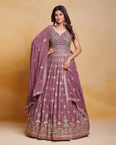 Buy Georgette Dress online from Manee Fashion | One piece frock, Long gown  design, Stylish dress book