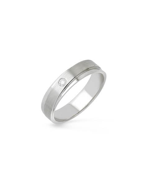 Buy Men's Finger Ring in Eclectic Platinum Online | ORRA