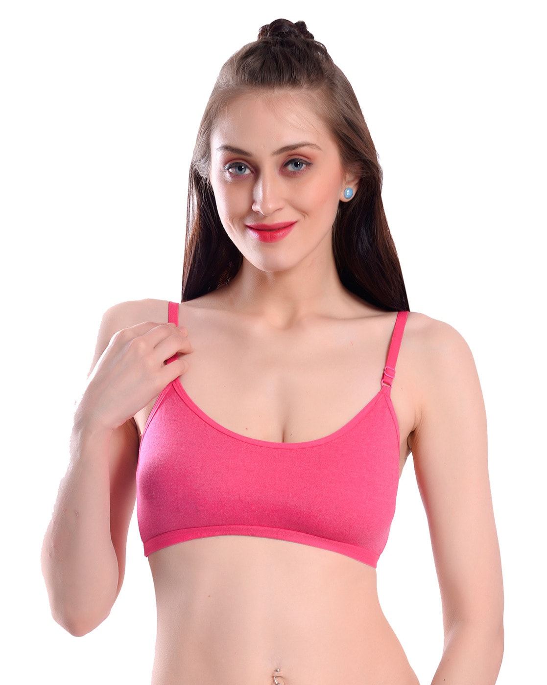 Heathered Non-Wired Sports Bra