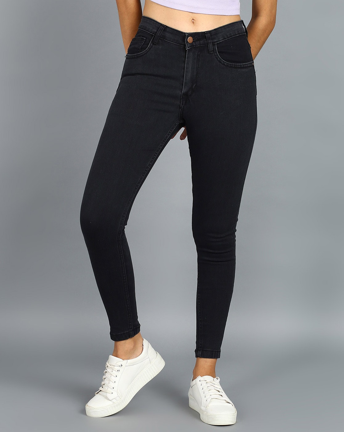 Buy Black Jeans & Jeggings for Women by URBANO FASHION Online