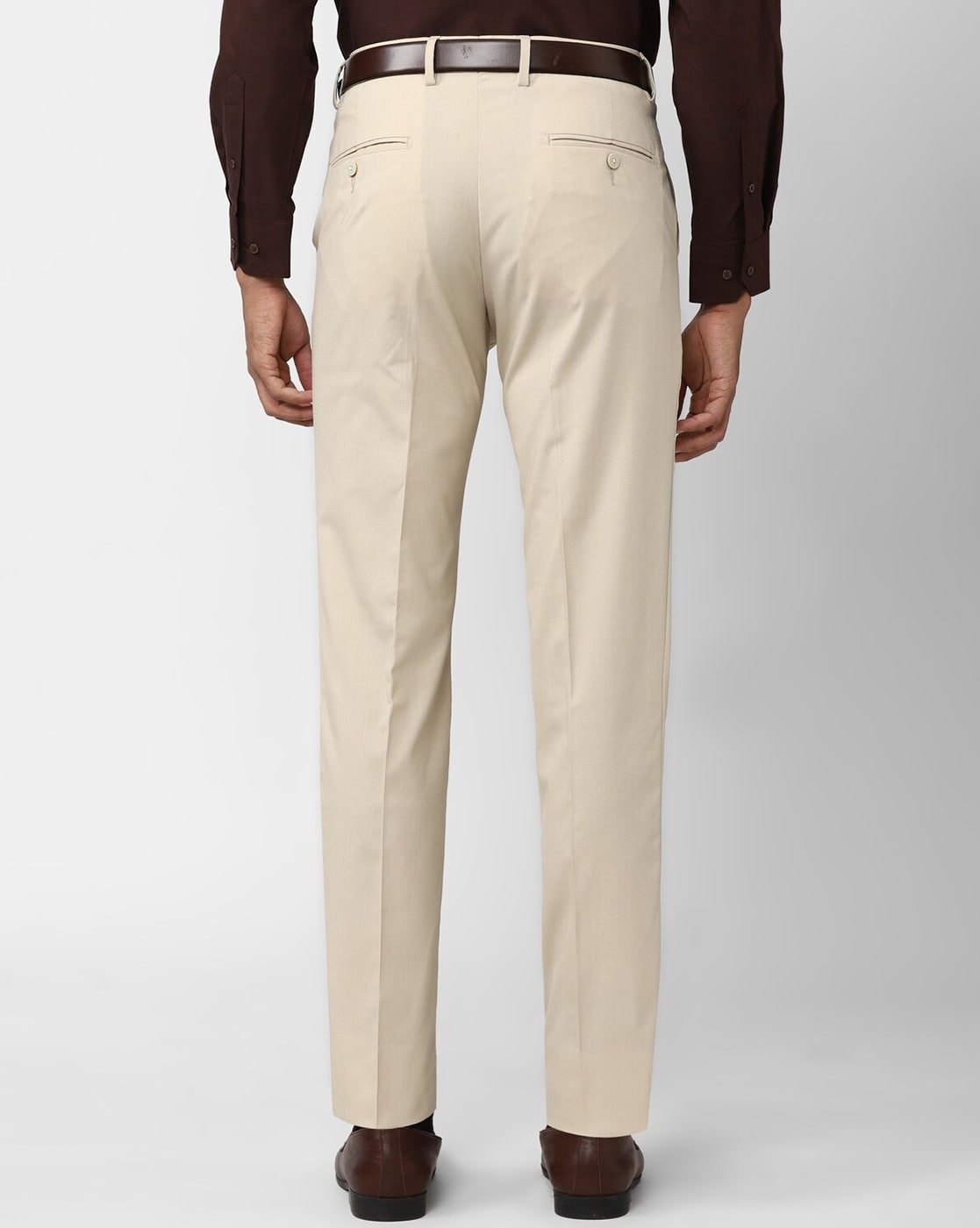 Buy Beige Trousers & Pants for Men by INDEPENDENCE Online | Ajio.com