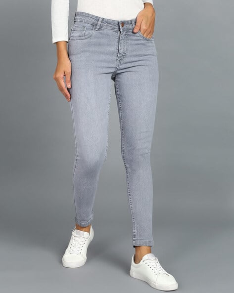 Buy Grey Jeans Jeggings for Women by URBANO FASHION Online