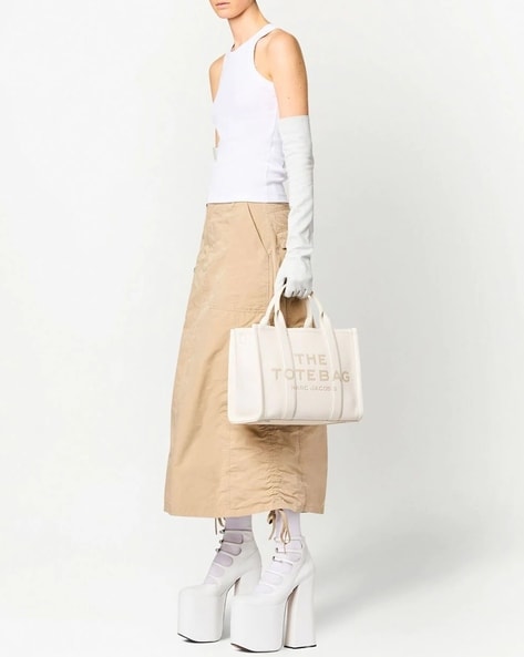 Buy MARC JACOBS The Medium Tote Bag, White Color Women