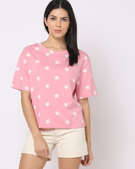 Peach Tops & Tshirts for Women by Fig Online | Ajio.com