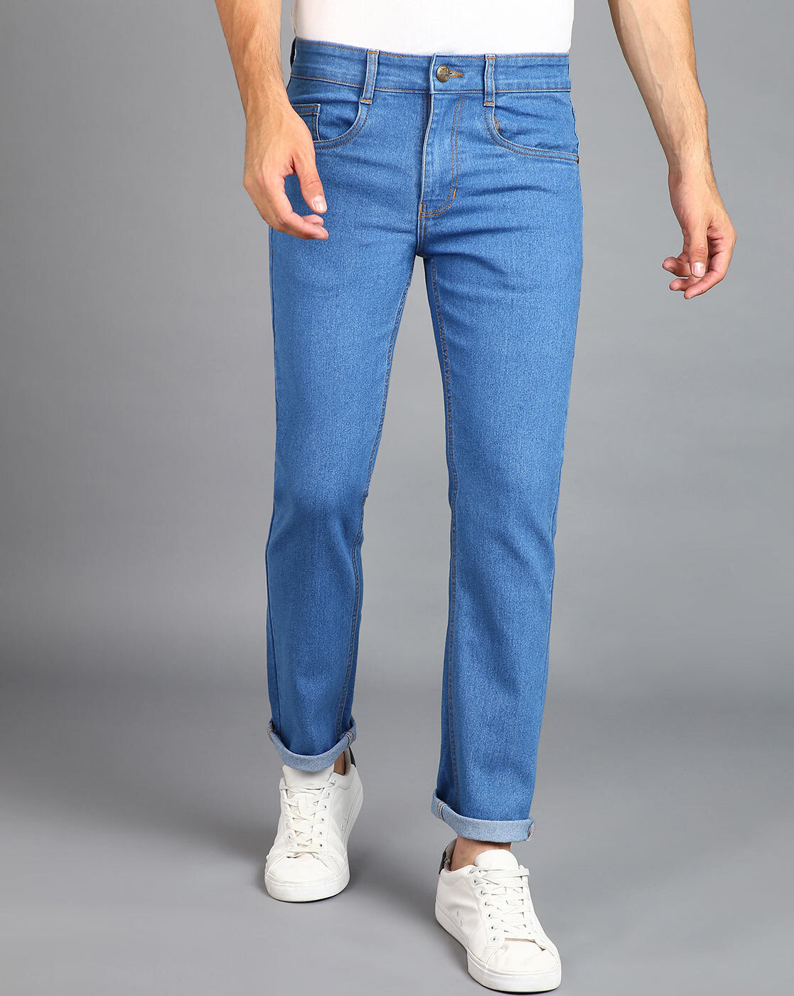 Urbano Fashion Slim Men Blue Jeans - Buy Urbano Fashion Slim Men Blue Jeans  Online at Best Prices in India