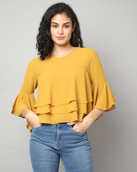 Gipsy Round-Neck Layered Top