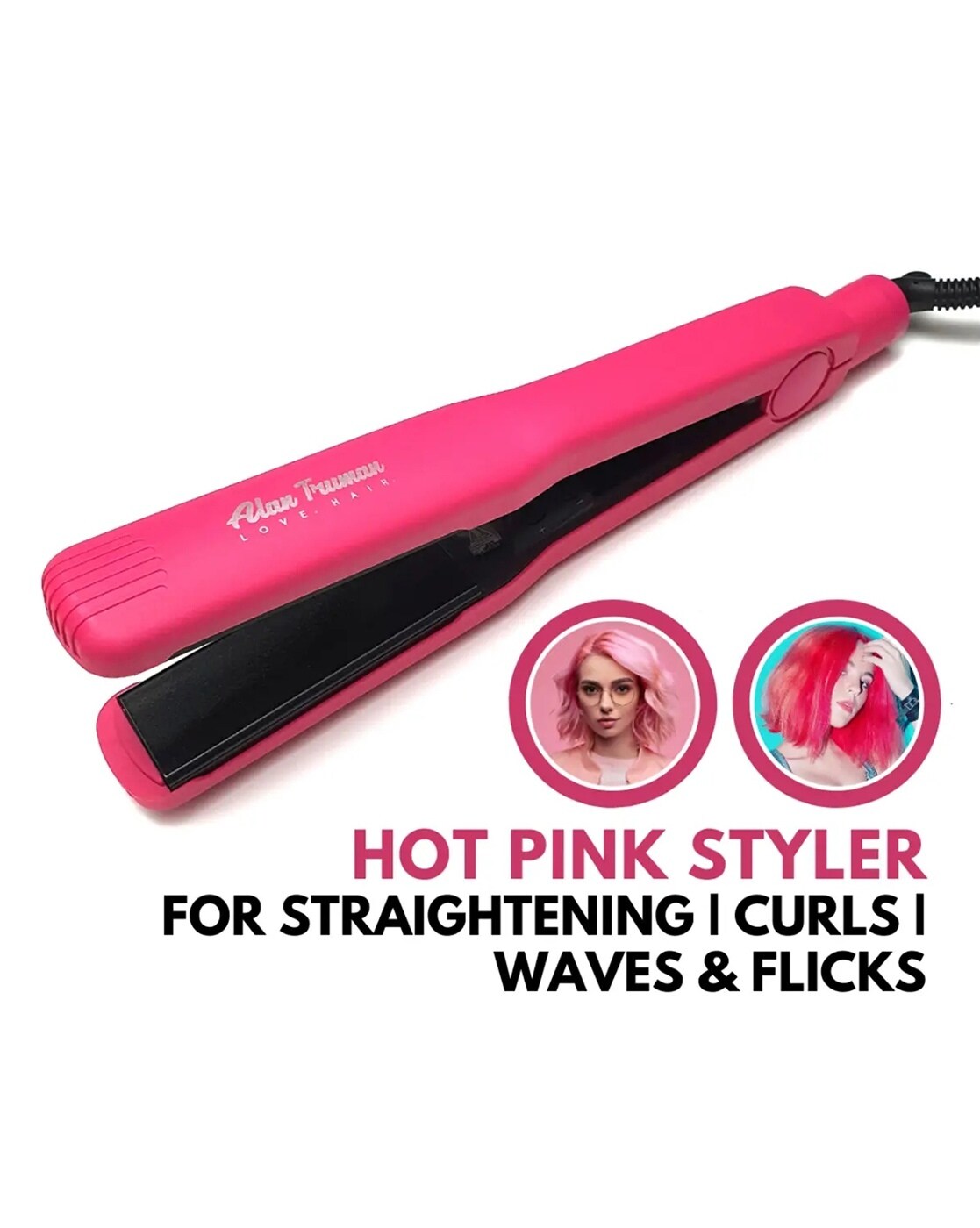 Hot pink straightener best sale