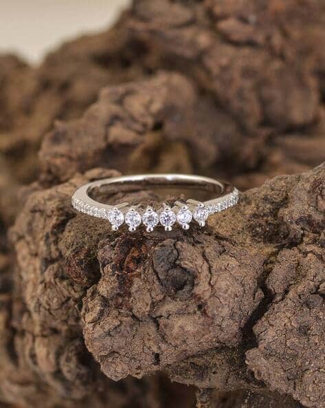 Eternity Ring Warren James Silver Cluster Ring Warren James White