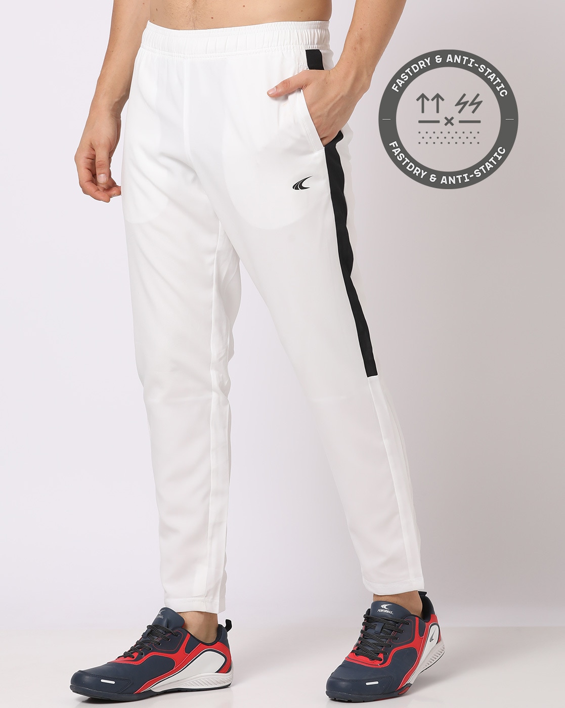 Buy White Track Pants for Men by PERFORMAX Online