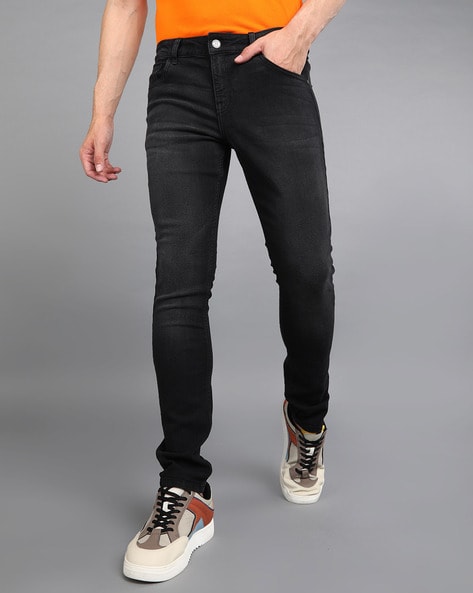 Geanoz Premium Black Jeans For Men by VINTAGE DENIM FACTORY, Made in India