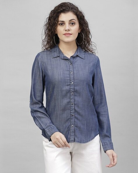 Western Denim Shirt (Indigo) – Holland Cooper ®