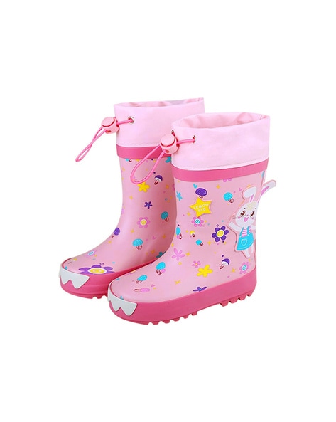 Little girls hot sale pink boots