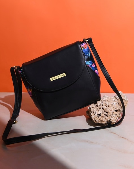 Caprese black sling bag hotsell