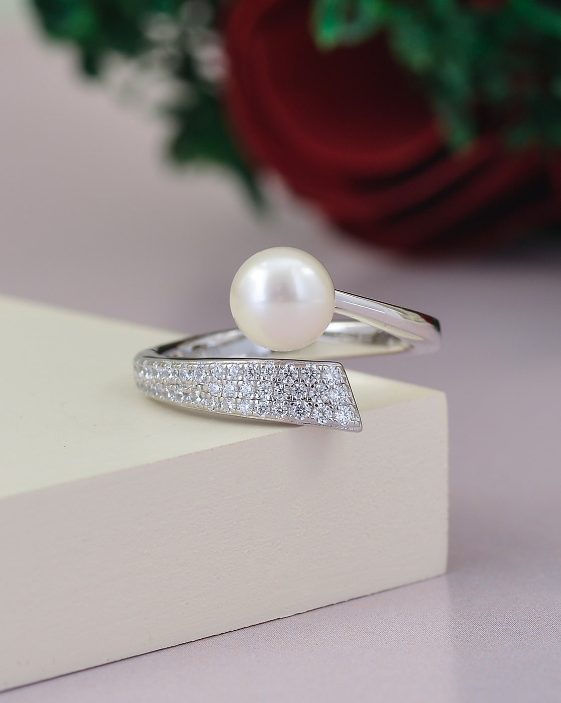 Natural Pearl Ring,92.5% Sterling Silver Ring, Silver Pearl Ring,gemstone  Ring,sterling Silver Ring,fresh Water Pearl Ring,silve Rring - Etsy