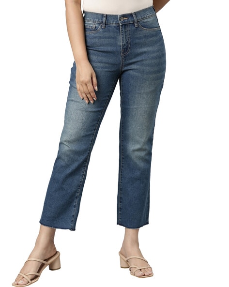 Buy Blue Jeans & Jeggings for Women by GO COLORS Online