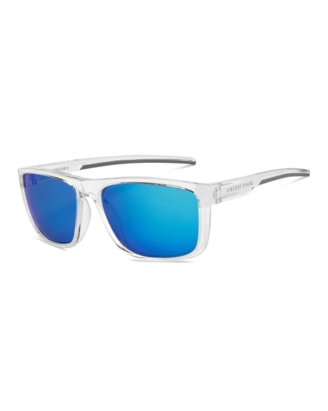 Dita LXN-EVO Crystal Grey White Gold: bold navigator-style sunglasses.